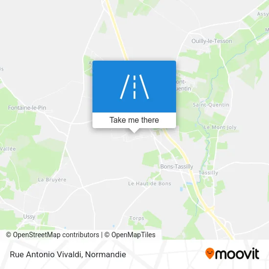 Rue Antonio Vivaldi map
