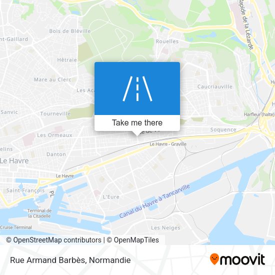 Rue Armand Barbès map