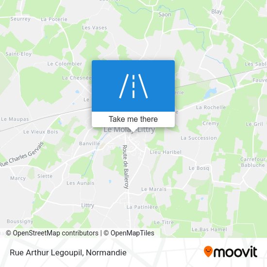 Rue Arthur Legoupil map