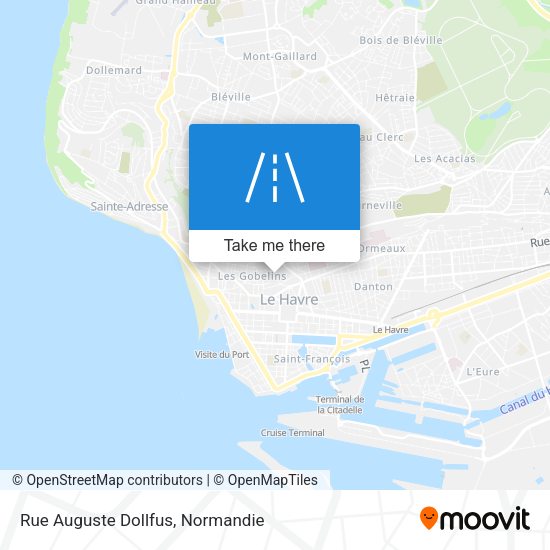 Rue Auguste Dollfus map