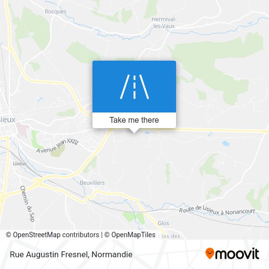 Rue Augustin Fresnel map