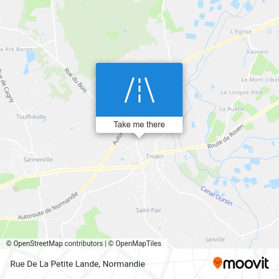 Rue De La Petite Lande map