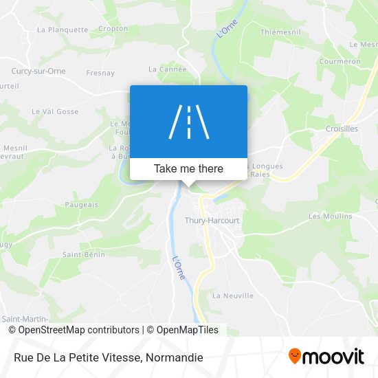 Rue De La Petite Vitesse map