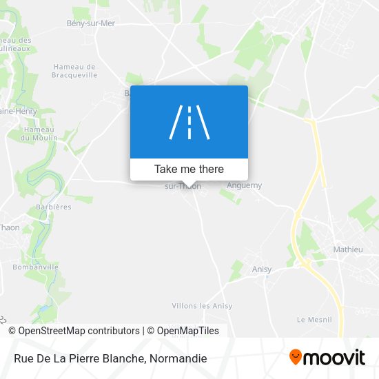 Rue De La Pierre Blanche map