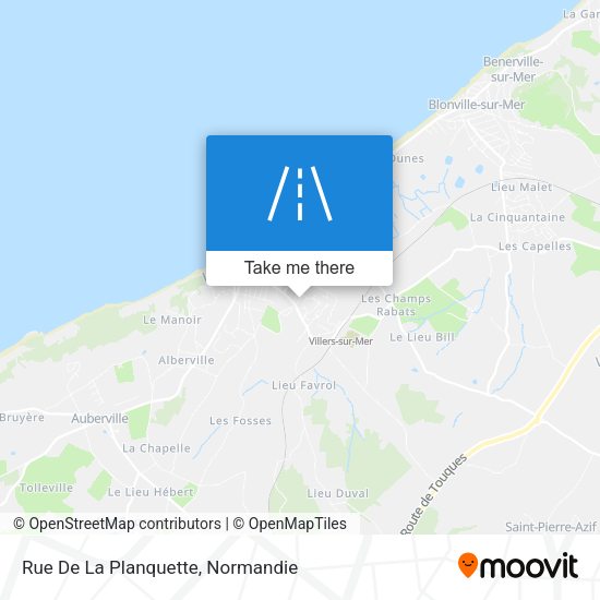 Rue De La Planquette map