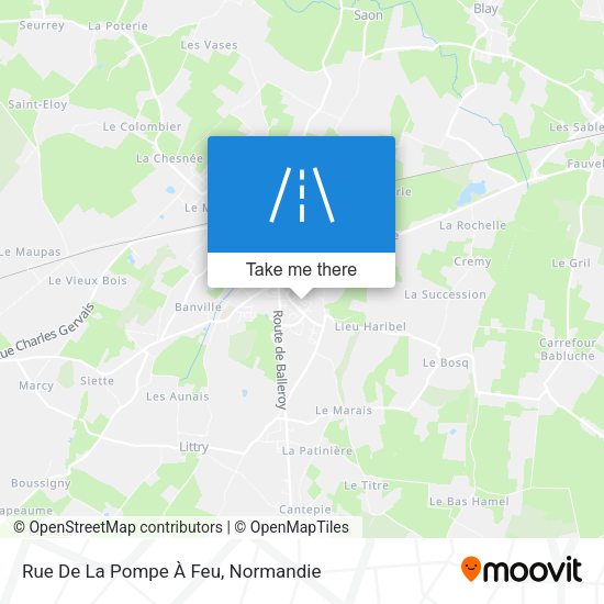 Rue De La Pompe À Feu map