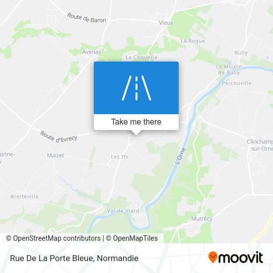 Rue De La Porte Bleue map
