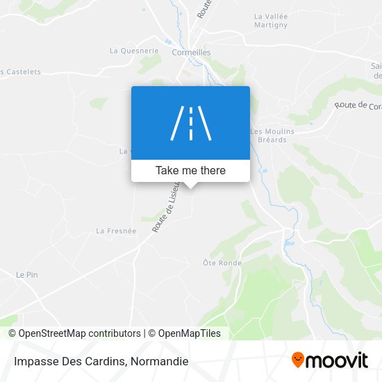 Impasse Des Cardins map