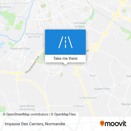 Impasse Des Carriers map