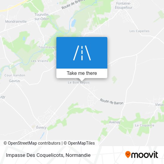 Impasse Des Coquelicots map