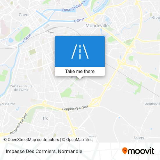 Impasse Des Cormiers map