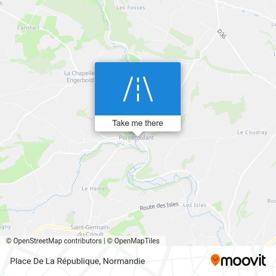 Place De La République map