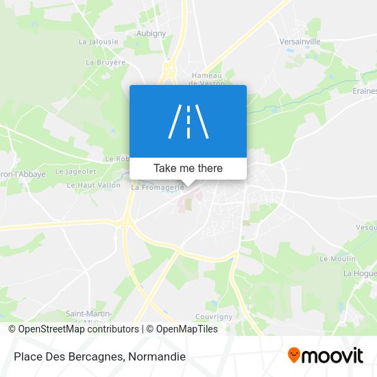Place Des Bercagnes map