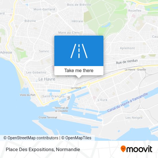 Place Des Expositions map