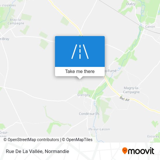 Rue De La Vallée map