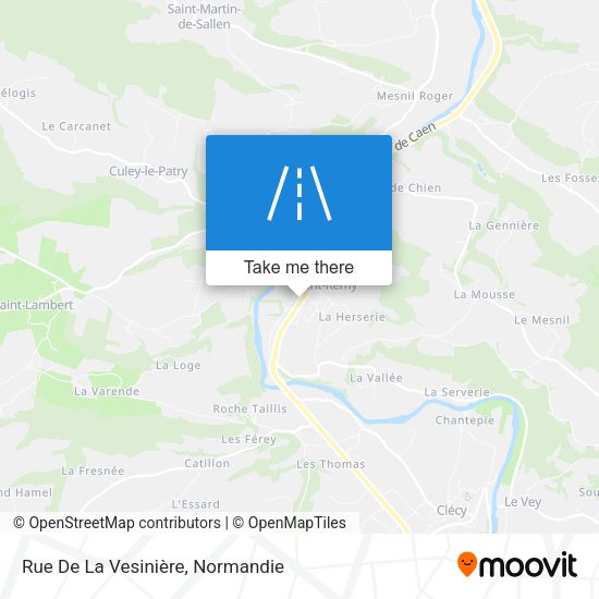 Rue De La Vesinière map
