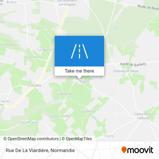 Rue De La Viardière map