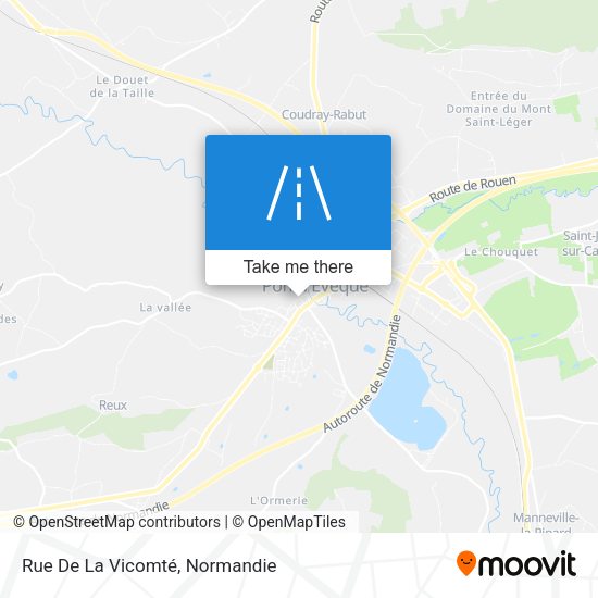Rue De La Vicomté map