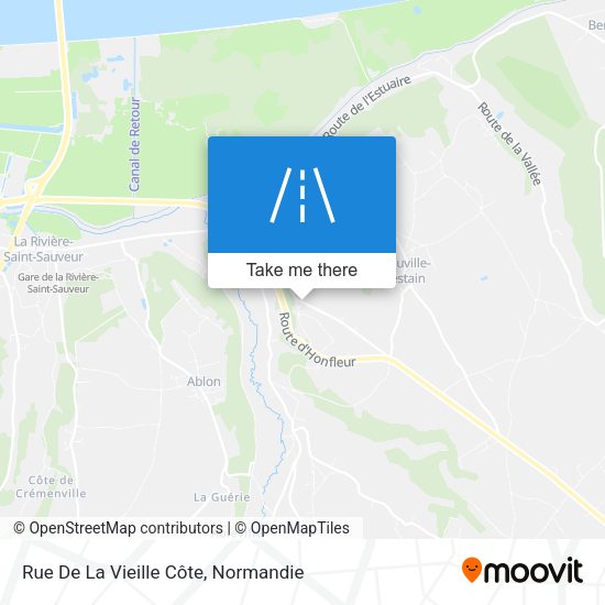 Rue De La Vieille Côte map