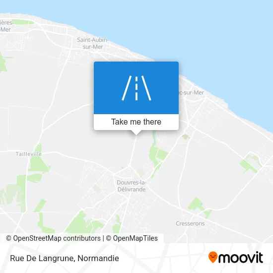 Rue De Langrune map