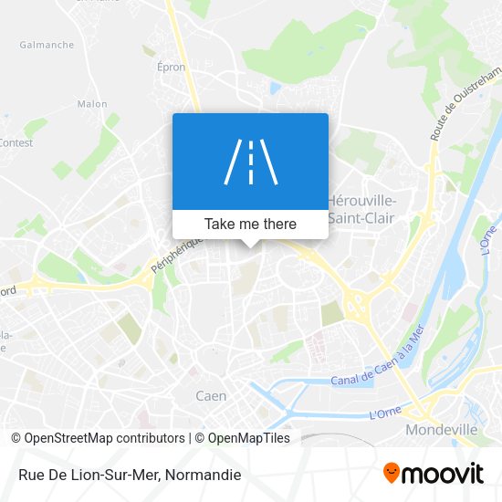 Rue De Lion-Sur-Mer map