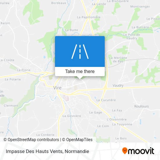 Impasse Des Hauts Vents map