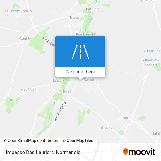 Impasse Des Lauriers map