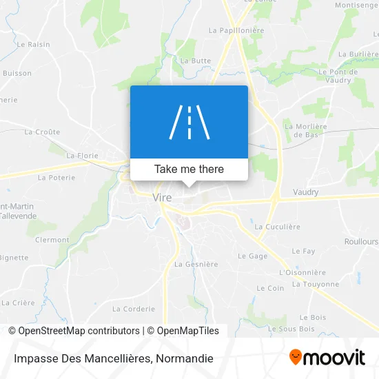Impasse Des Mancellières map