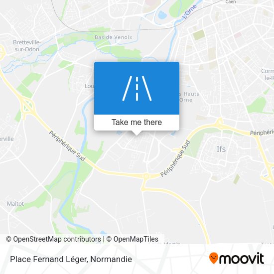 Place Fernand Léger map