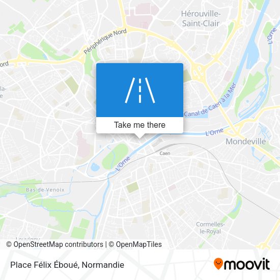 Place Félix Éboué map
