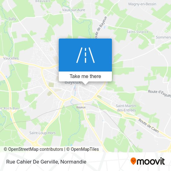 Rue Cahier De Gerville map