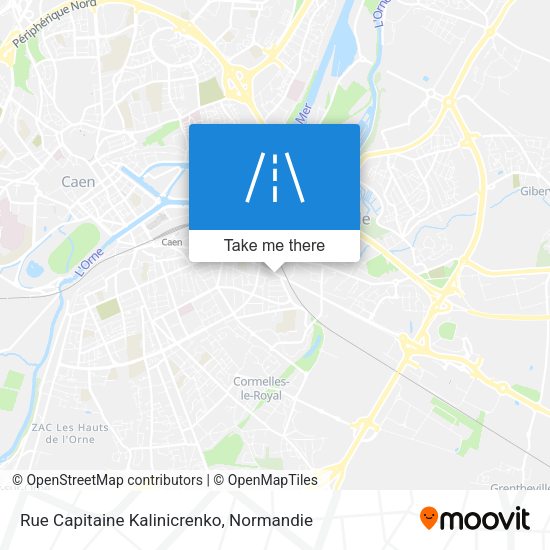 Rue Capitaine Kalinicrenko map