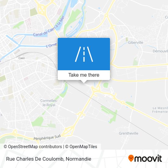 Rue Charles De Coulomb map