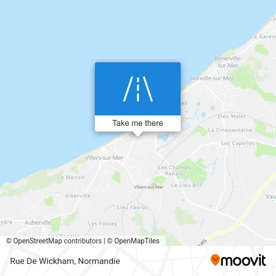Rue De Wickham map