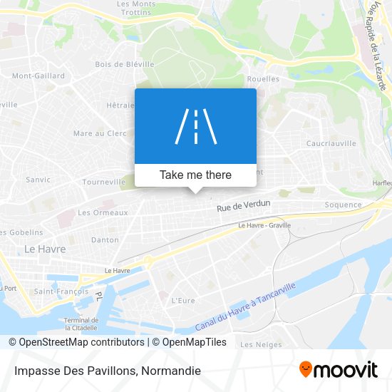 Impasse Des Pavillons map