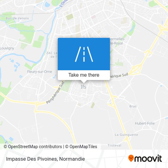 Impasse Des Pivoines map