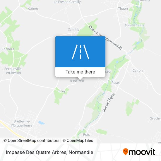 Impasse Des Quatre Arbres map