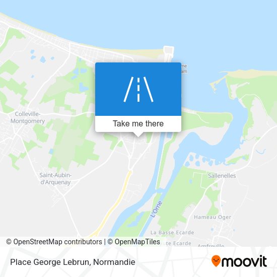 Place George Lebrun map