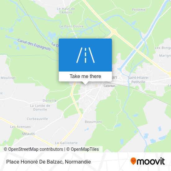 Place Honoré De Balzac map