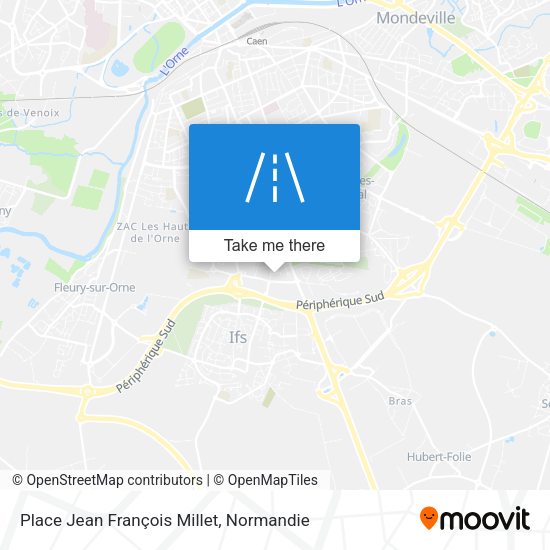 Place Jean François Millet map