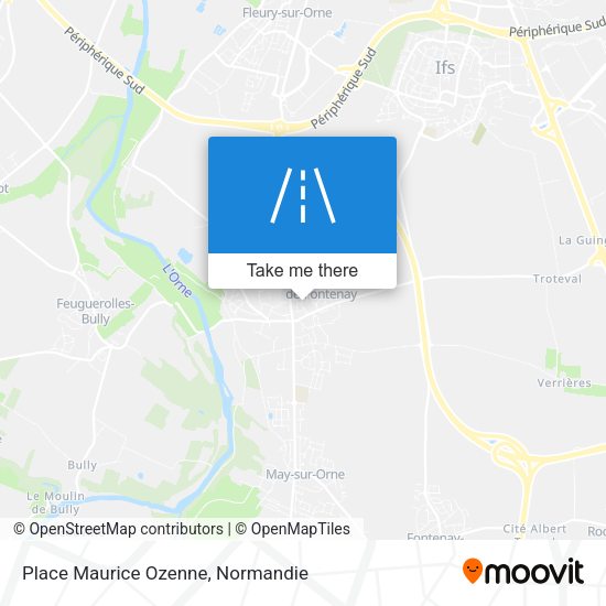 Place Maurice Ozenne map