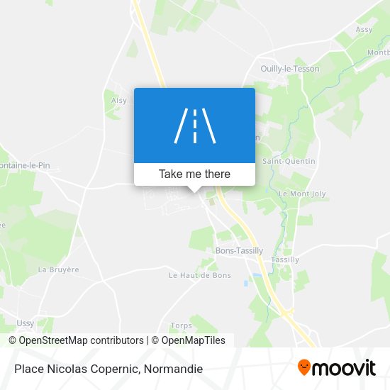 Place Nicolas Copernic map