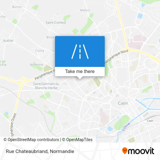 Rue Chateaubriand map