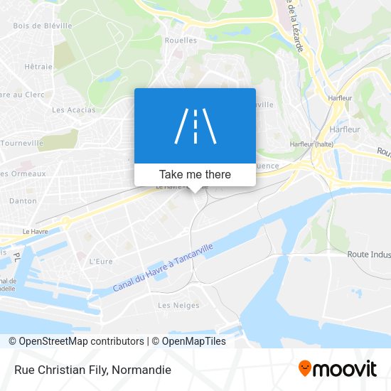 Rue Christian Fily map