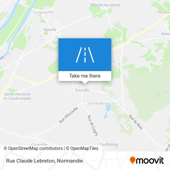Rue Claude Lebreton map