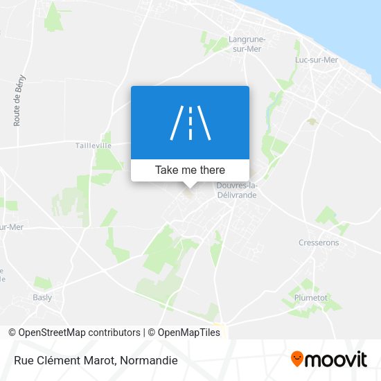 Rue Clément Marot map