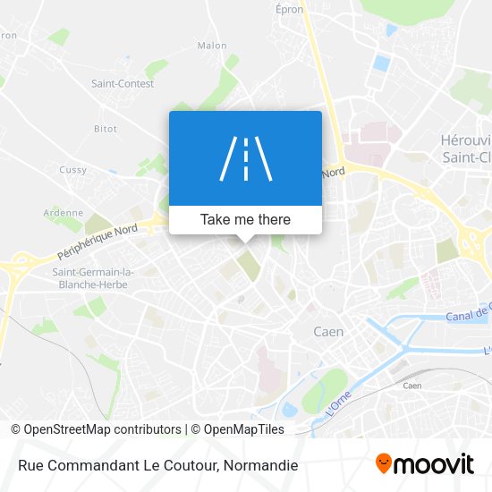 Rue Commandant Le Coutour map