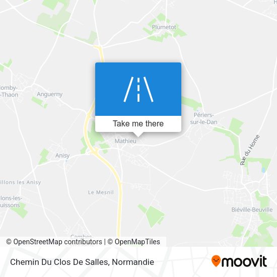 Chemin Du Clos De Salles map