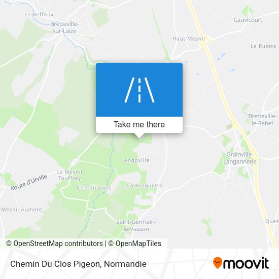 Chemin Du Clos Pigeon map