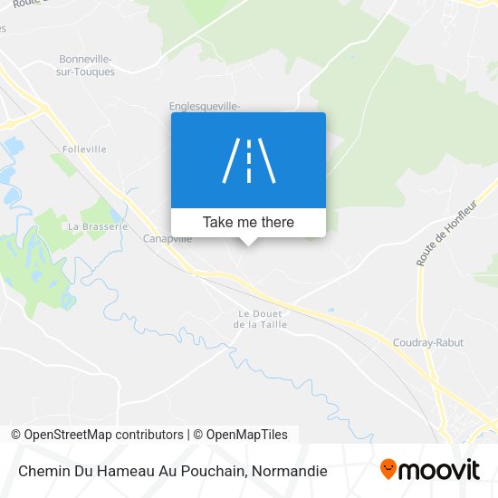 Chemin Du Hameau Au Pouchain map